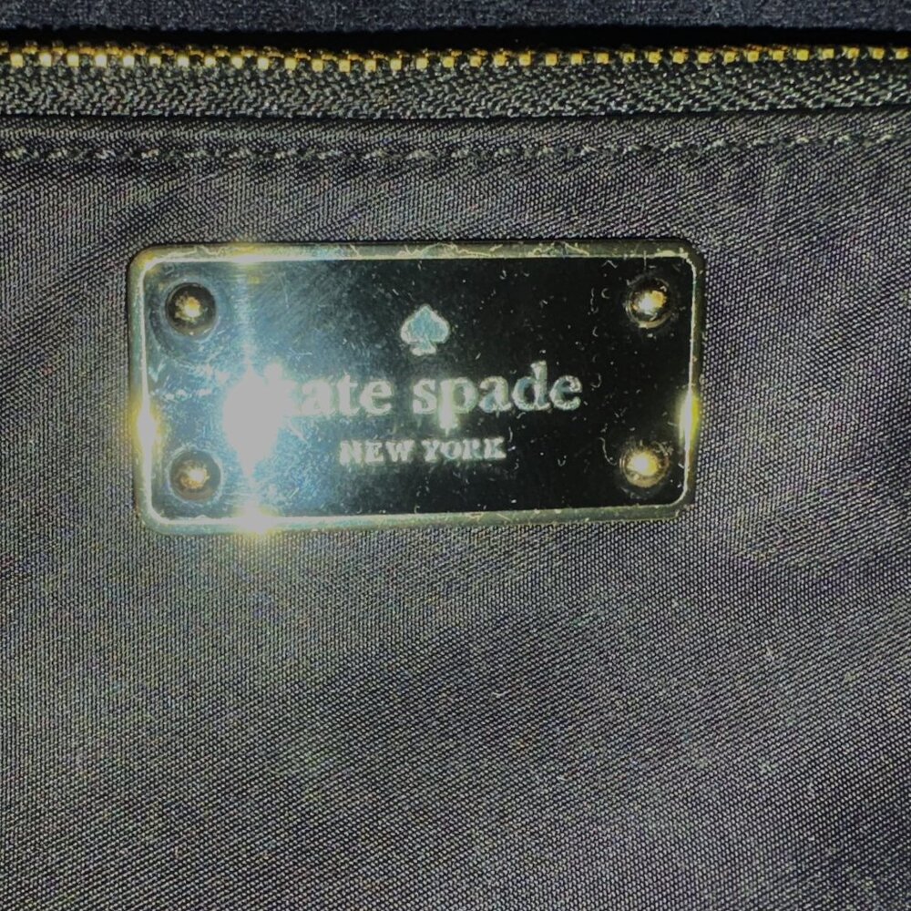 Kate Spade New York Black nylon Wristlet with Gold hardware - Picture 2 of 10